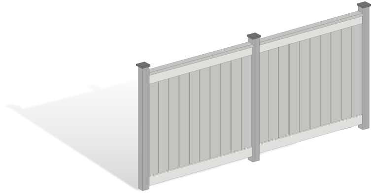 Wood privacy post caps